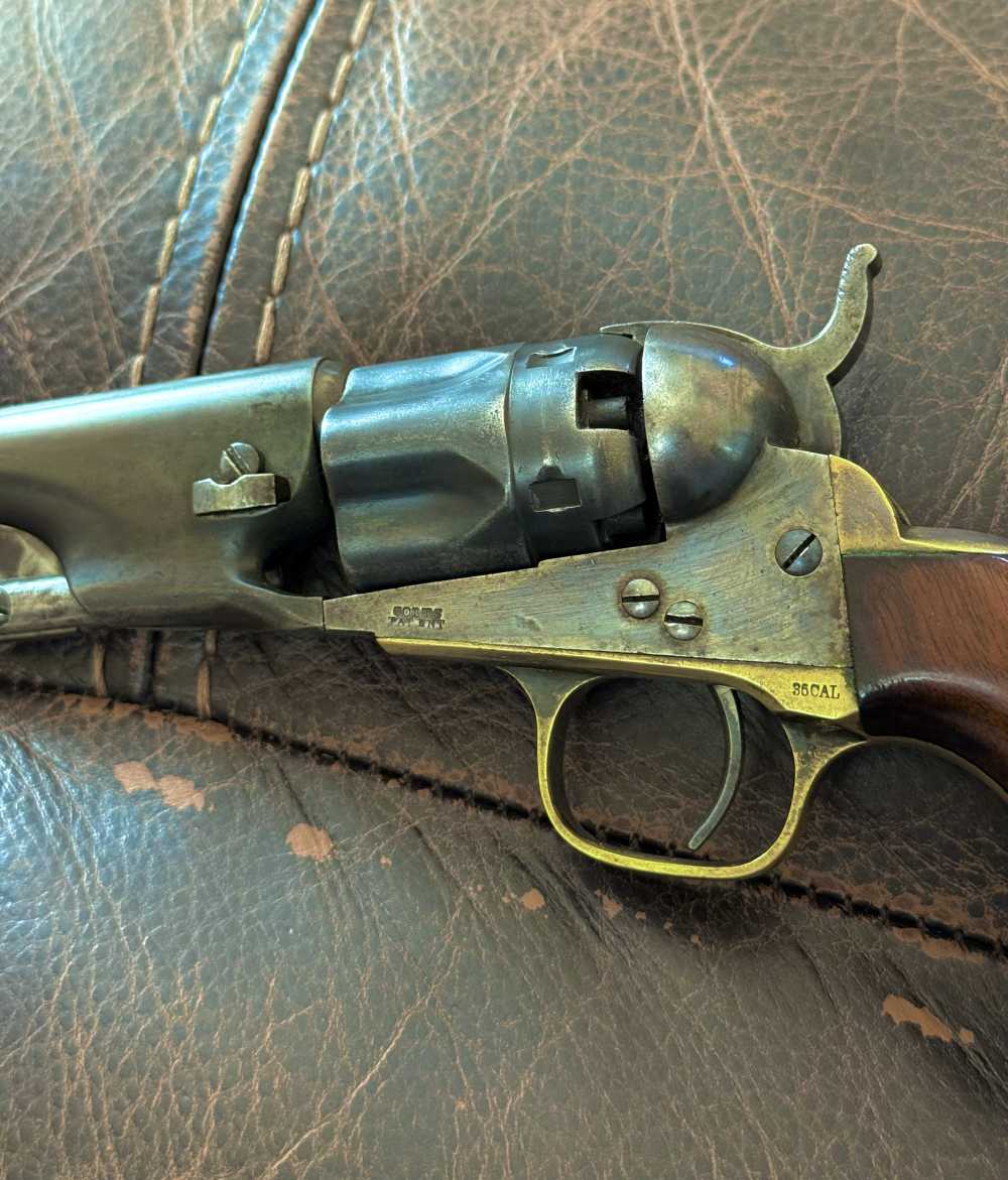 Excellent 1862 colt revolver. Case colors. -img-1