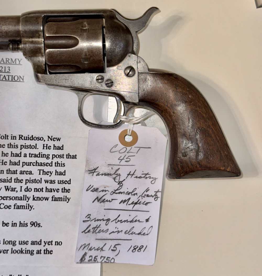 NEW MEXICO LINCOLN COUNTY WARS, COLT .45 SINGLE ACTION.-img-2