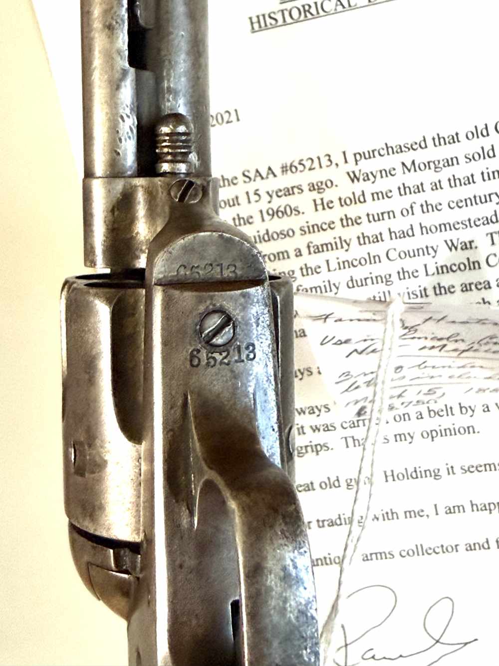 NEW MEXICO LINCOLN COUNTY WARS, COLT .45 SINGLE ACTION.-img-5