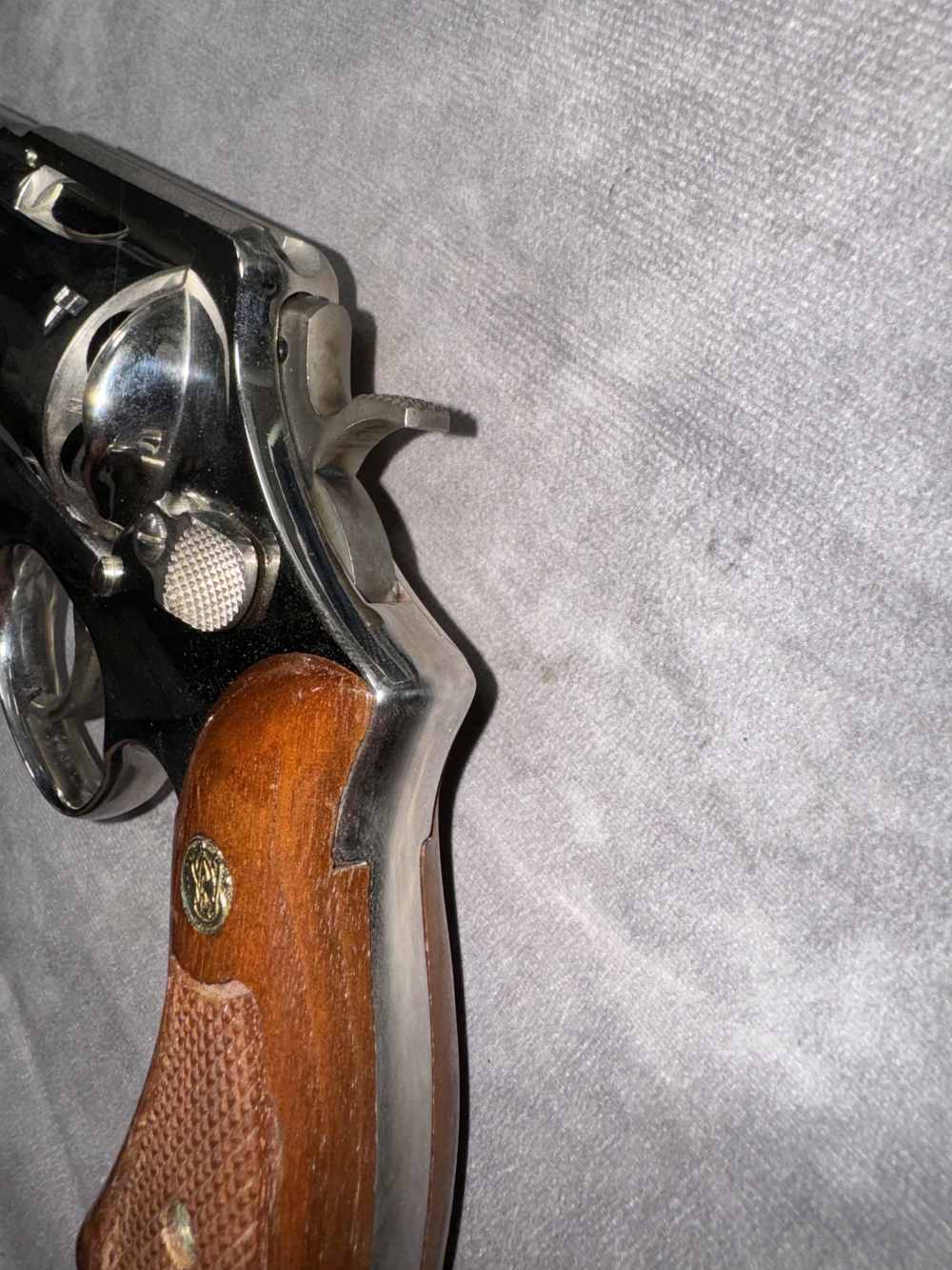 USED! SMITH & WESSON MODEL 58 NICKEL FINNISH .41 REM MAG $.01 PENNY-img-15