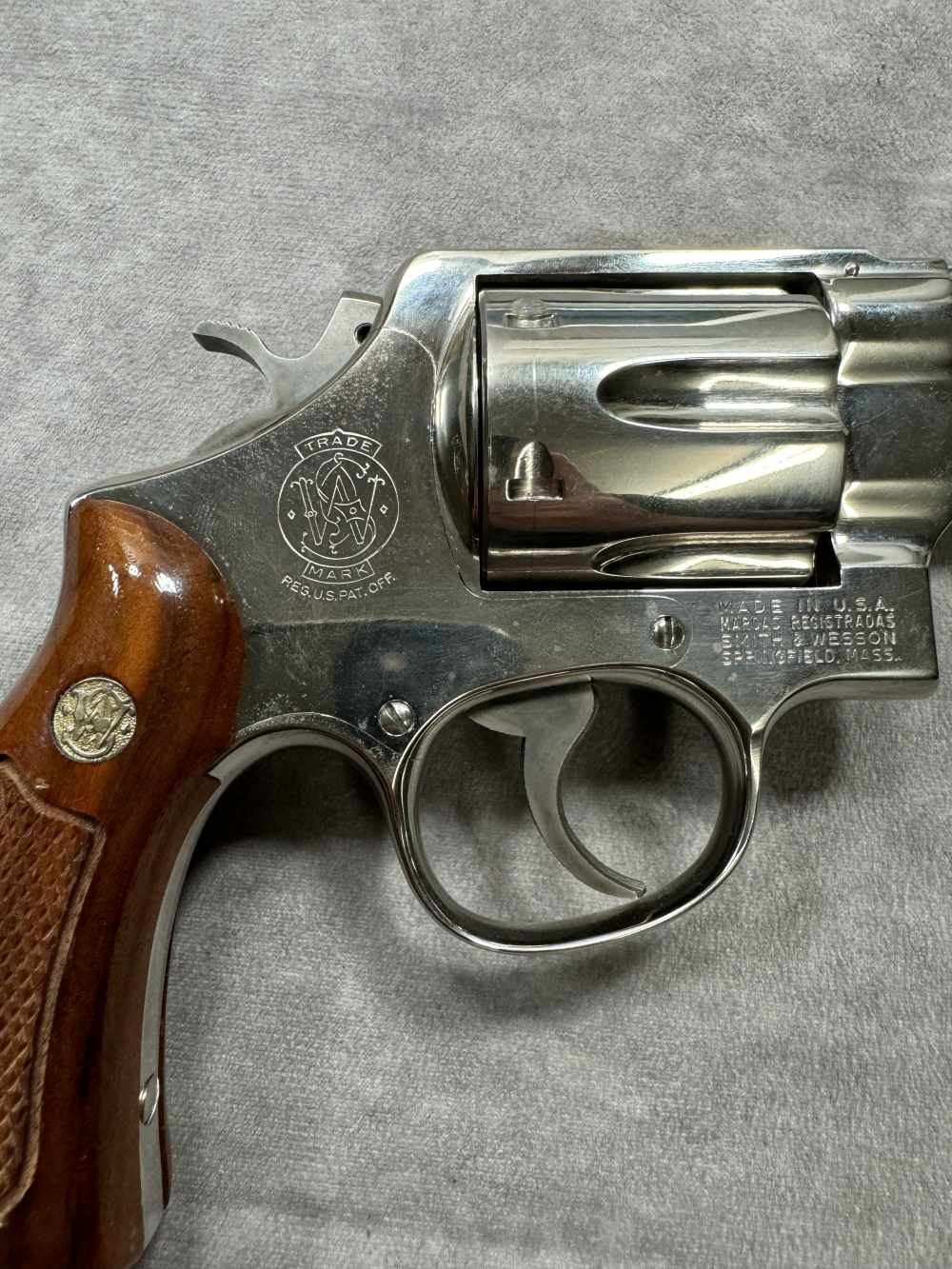 USED! SMITH & WESSON MODEL 58 NICKEL FINNISH .41 REM MAG $.01 PENNY-img-18