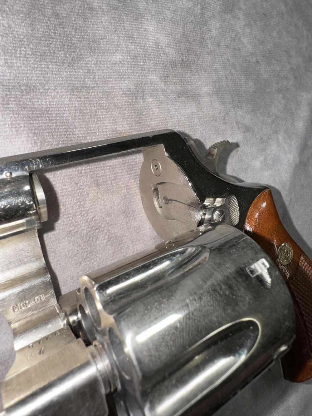 USED! SMITH & WESSON MODEL 58 NICKEL FINNISH .41 REM MAG $.01 PENNY-img-27