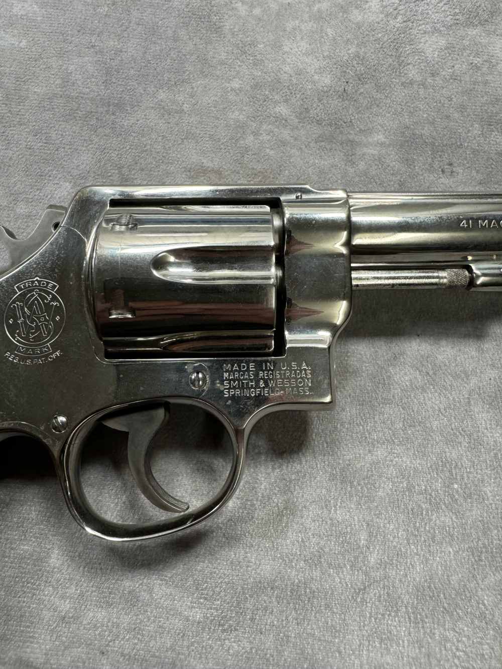 USED! SMITH & WESSON MODEL 58 NICKEL FINNISH .41 REM MAG $.01 PENNY-img-17