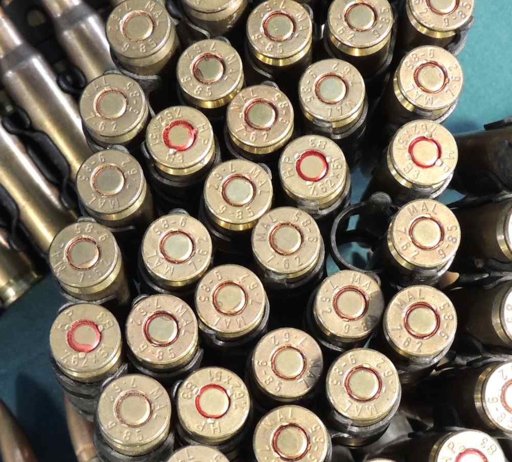 308 Tracer and FMJ on M60 links 7.62X51  -img-4
