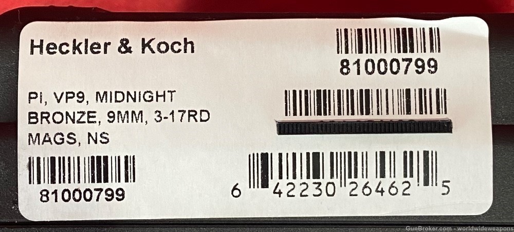 HK VP9 9MM Midnight Bronze 3-17RD Night Sights 81000799 -img-7