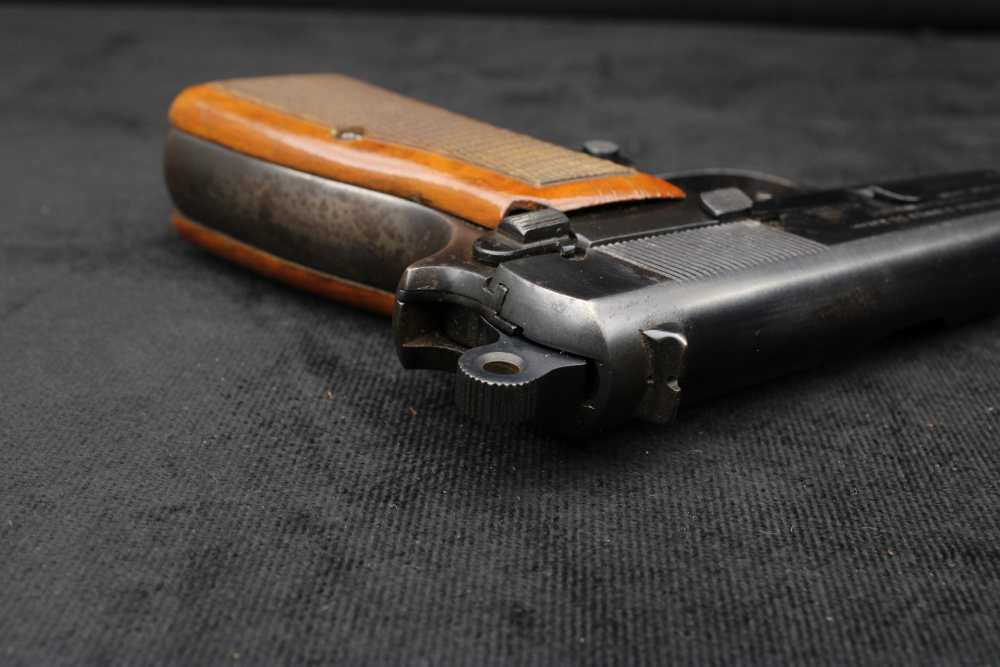 1944 FN Browning Hi-Power WWII German Occupation Pistole 640(b) 9mm Holster-img-18