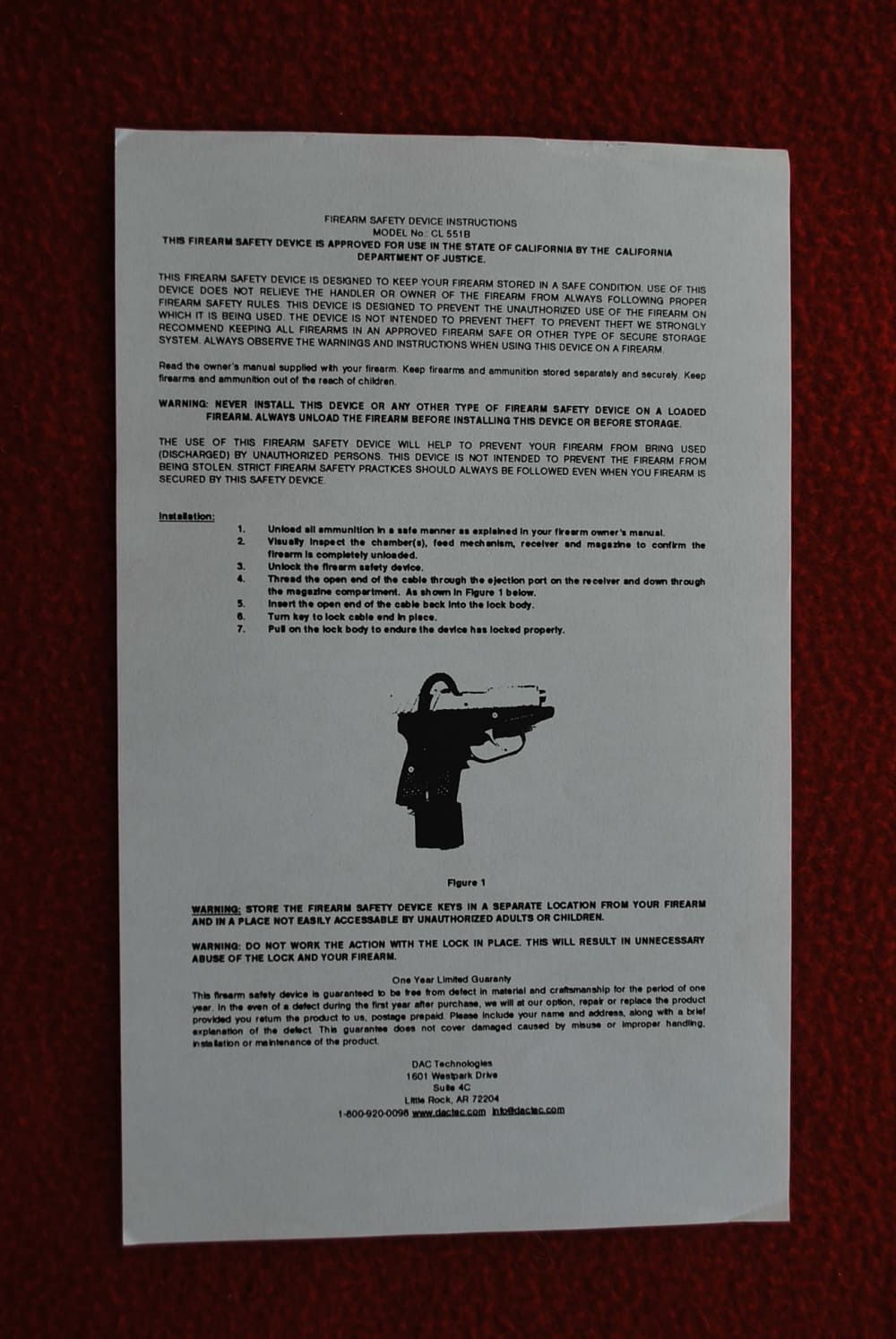 Rohrbaugh R9, R9s Manuals that Came from the Factory with the Pistol-img-11