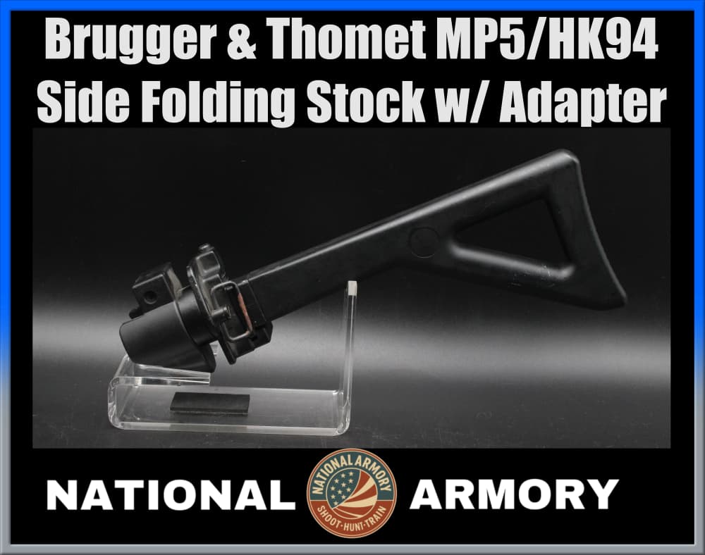 MP5/HK94 Side Folding Stock w/ Rear Mount Adapter-img-0