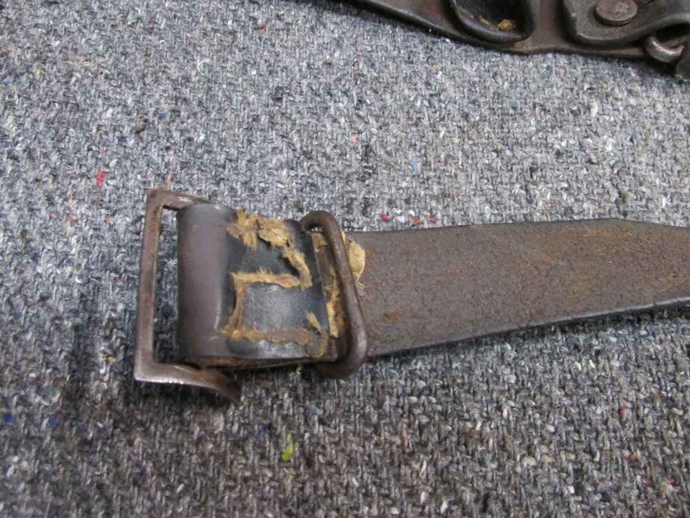 98 MAUSER LONG RIFLE SLING, ORIGINAL, FULL LENGTH, COMPLETE W/ QUICK DETACH-img-5