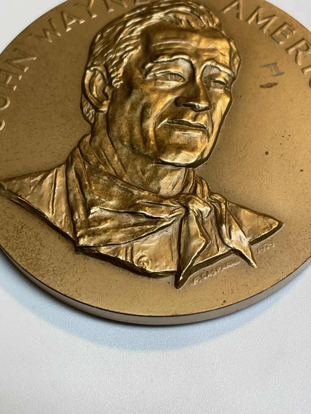 John Wayne brass collectible medallion-img-6