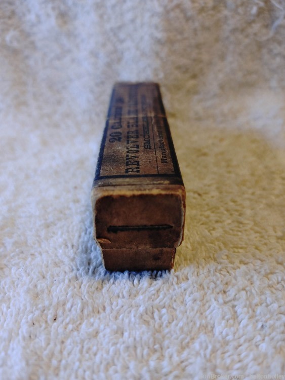 Vintage .38 Blank Cartridges Box with 5 blank rounds by Frankford Arsenal-img-9