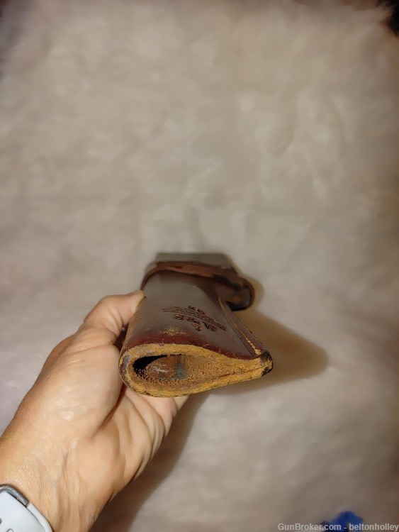 VINTAGE SMITH & WESSON LAWRENCE #25 #7 RH LEATHER HOLSTER-img-5