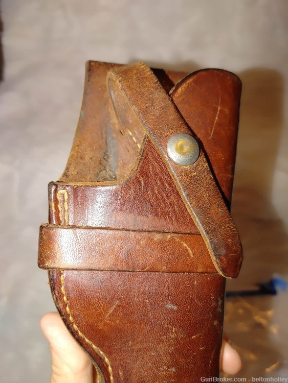 VINTAGE SMITH & WESSON LAWRENCE #25 #7 RH LEATHER HOLSTER-img-4
