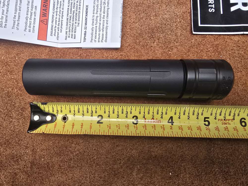 Aero Precision Tephra .22 Rimfire to 5.7x28 Suppressor 1/2x28 DT-img-2