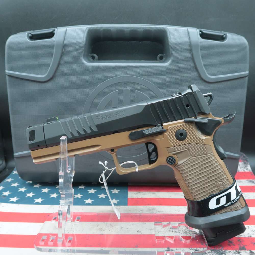 FACTORY NEW Sig Sauer P211 GTO Combat 9mm 4.4" SAO 211F-9-GTO-CBT-img-1