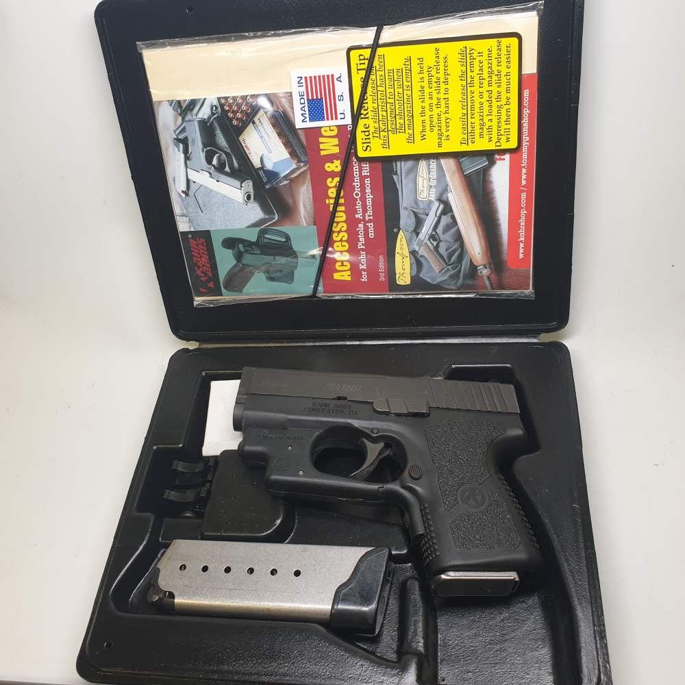 Used Kahr Pm9 with crimson laser-img-0