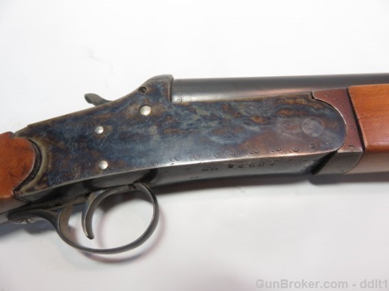 Spain 28 inch Single Shot 12 Gauge. Engravings-img-1