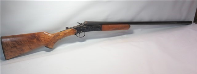 Spain 28 inch Single Shot 12 Gauge. Engravings-img-0