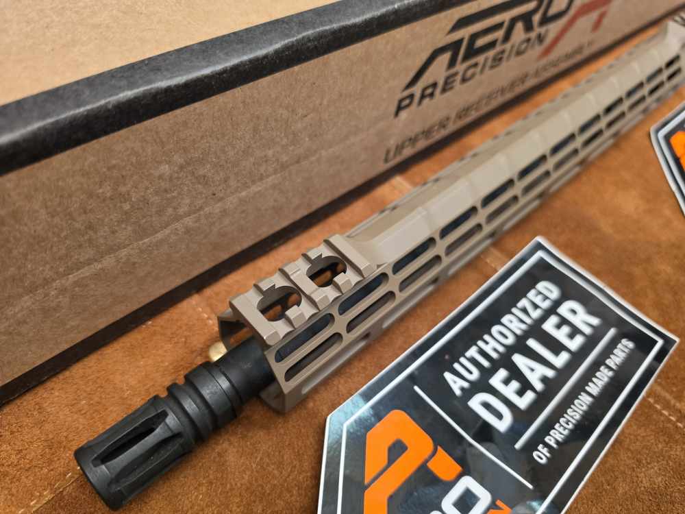 Aero Precision M4E1/AR15 FDE 16" .300 Blackout Complete Upper S-One Guard-img-6