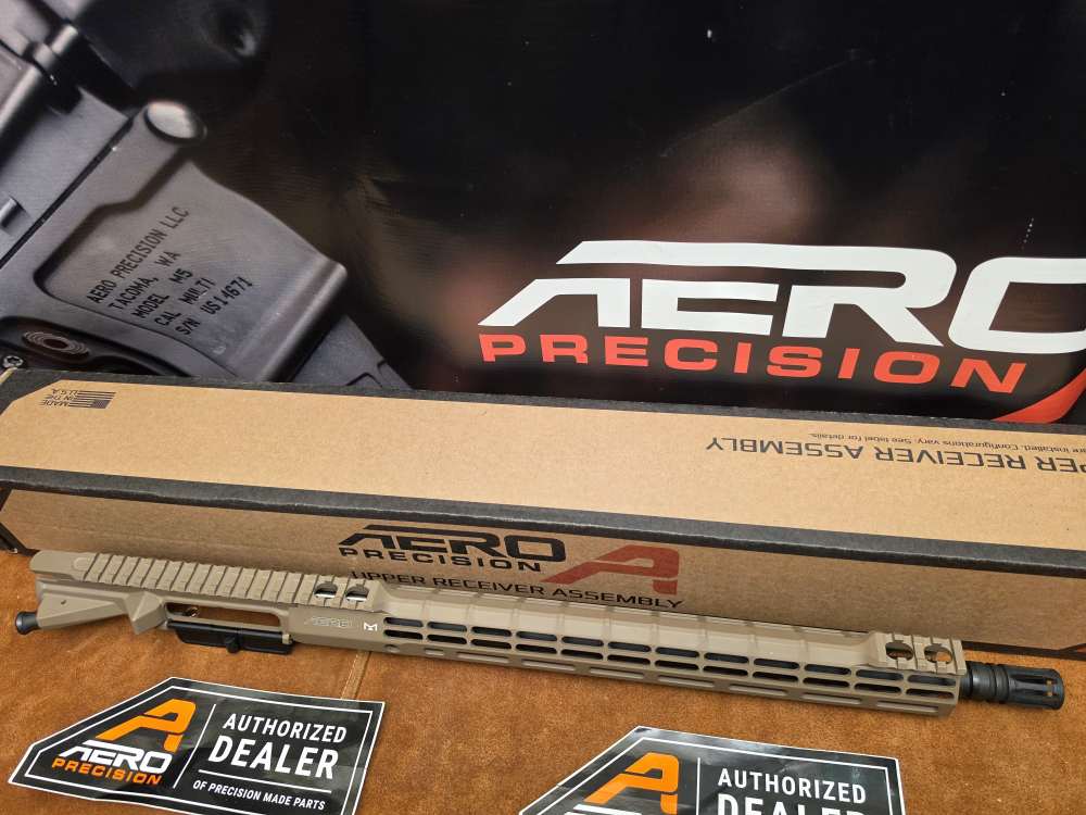 Aero Precision M4E1/AR15 FDE 16" .300 Blackout Complete Upper S-One Guard-img-0