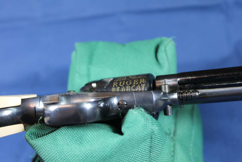 Ruger Old Model Super Bearcat, 22LR, “ivory” grips, unfired, made 1973, C&R-img-37