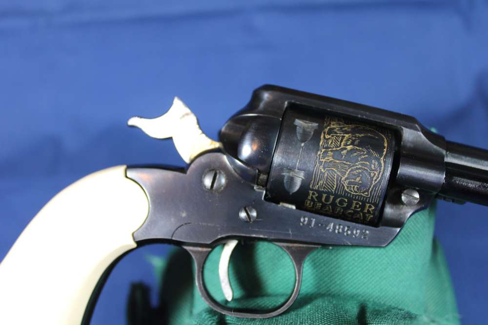 Ruger Old Model Super Bearcat, 22LR, “ivory” grips, unfired, made 1973, C&R-img-22