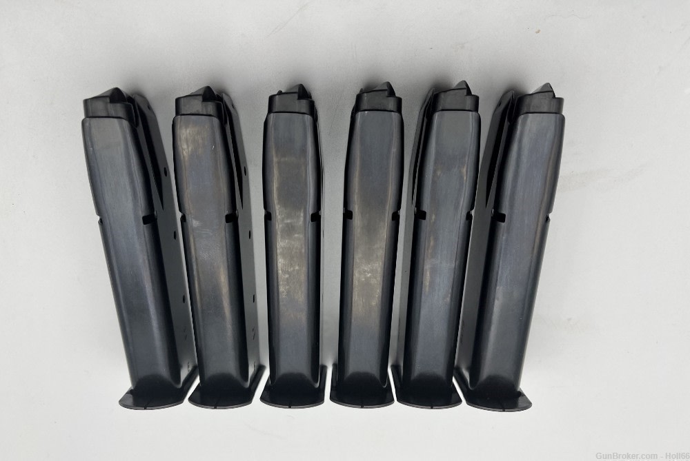 Pack of 6 CZ75 Full Size Jericho Tanfoglio 9MM Magazine 10 Round Steel Mag-img-1