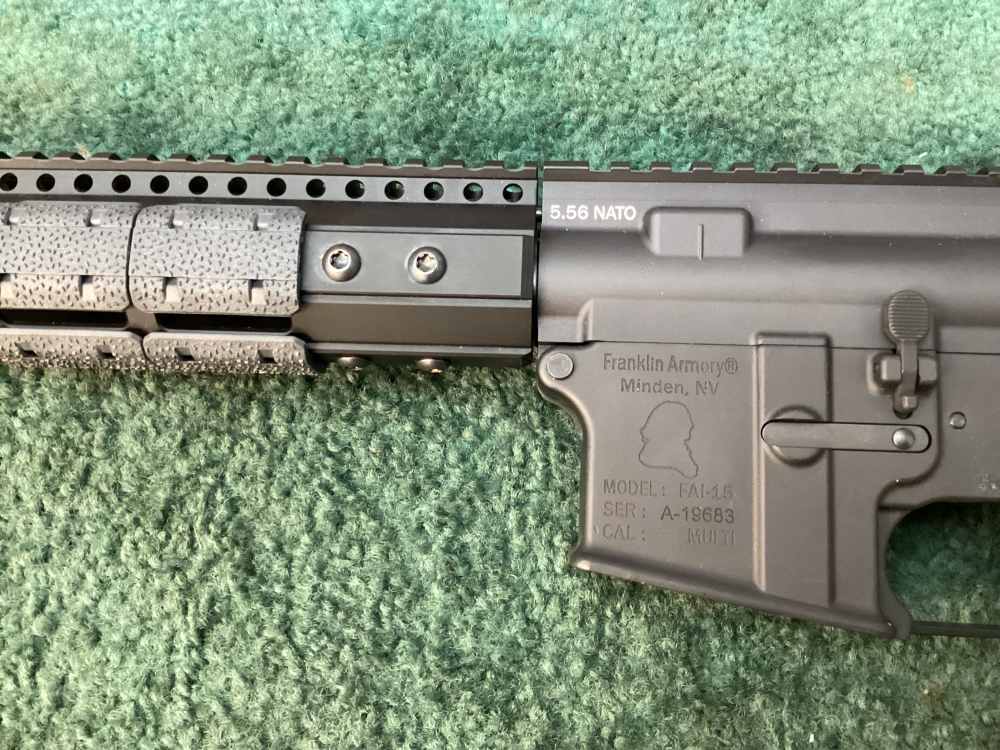 Pre-owned Franklin Armory FAI-15 rifle, binary trigger in 5,56mm-img-10