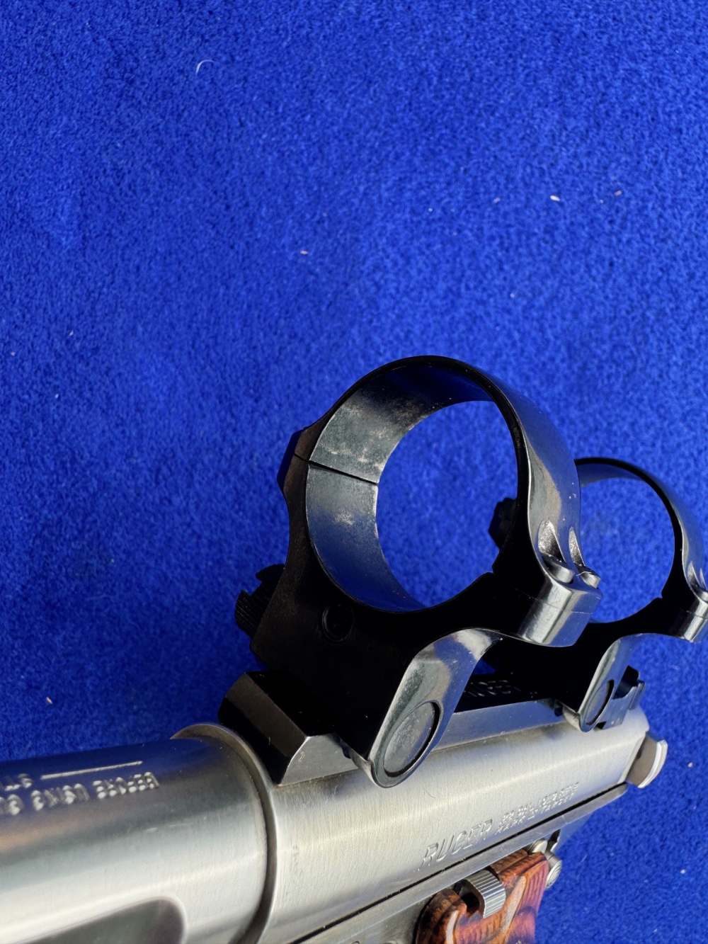 LNIB 1992 Ruger Mk II Competition Target Model Stainless Scope Rings-img-38