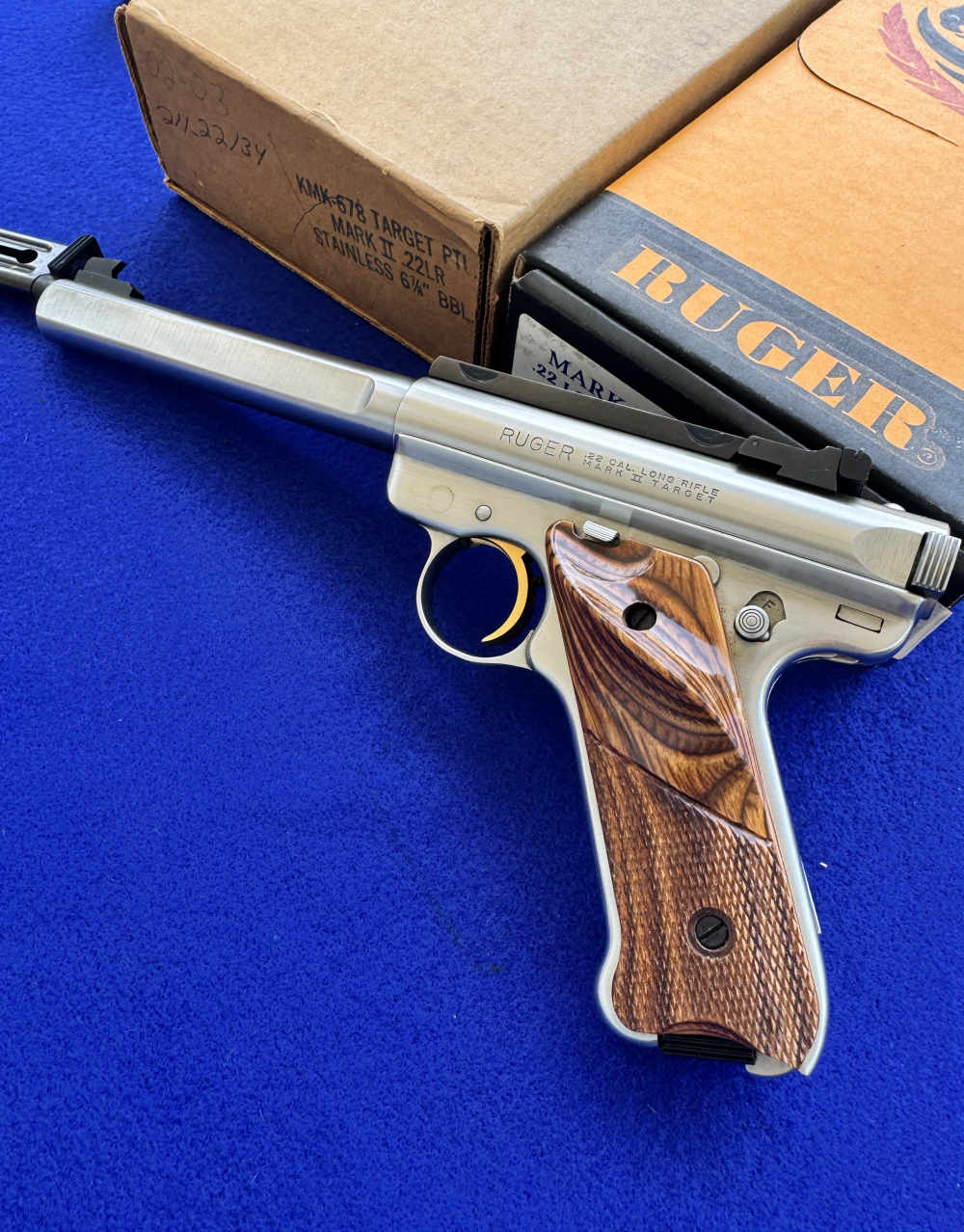 LNIB 1992 Ruger Mk II Competition Target Model Stainless Scope Rings-img-16