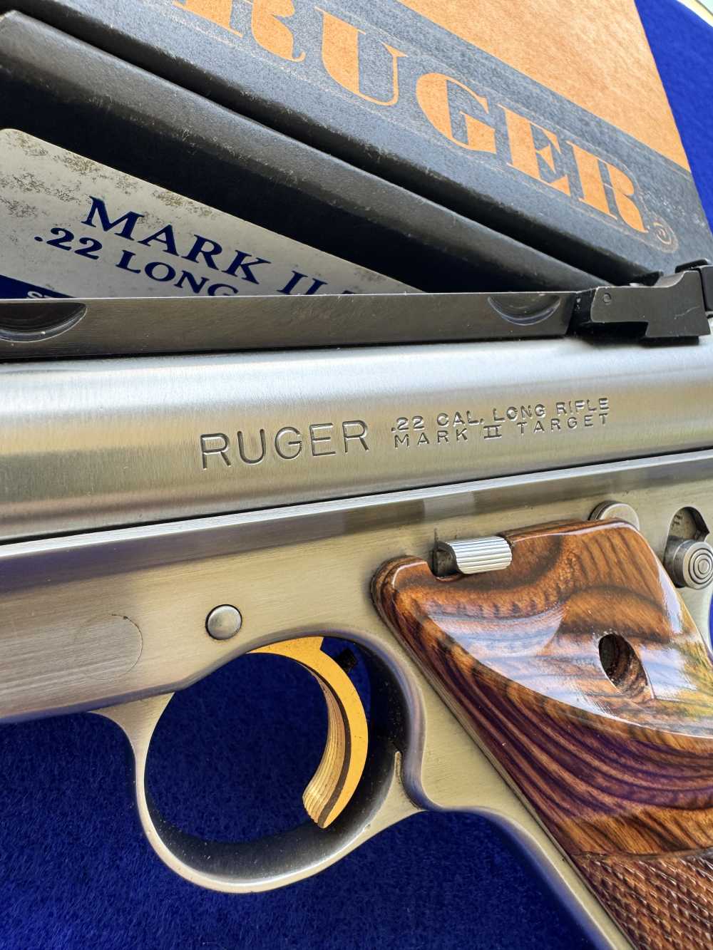 LNIB 1992 Ruger Mk II Competition Target Model Stainless Scope Rings-img-18