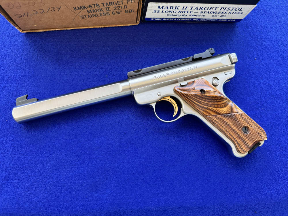 LNIB 1992 Ruger Mk II Competition Target Model Stainless Scope Rings-img-34