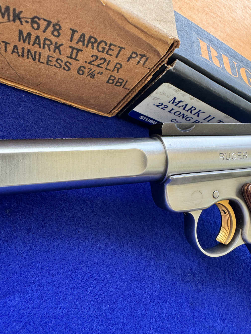 LNIB 1992 Ruger Mk II Competition Target Model Stainless Scope Rings-img-19