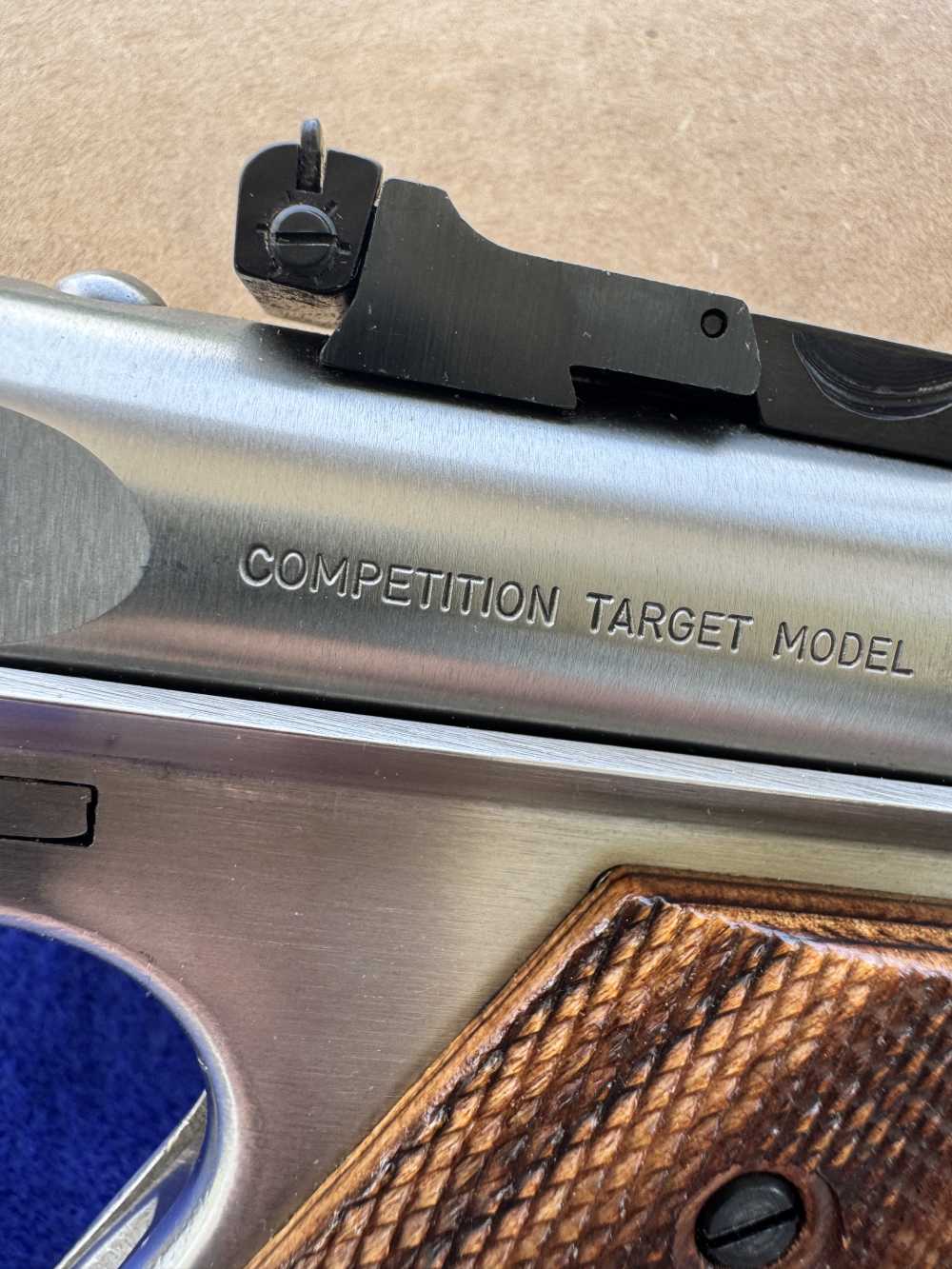 LNIB 1992 Ruger Mk II Competition Target Model Stainless Scope Rings-img-11