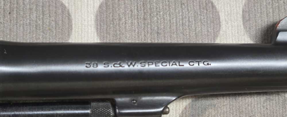 Pre Model 10 S&W 38 Military & Police Revolver With oem Gold and Blue box-img-16