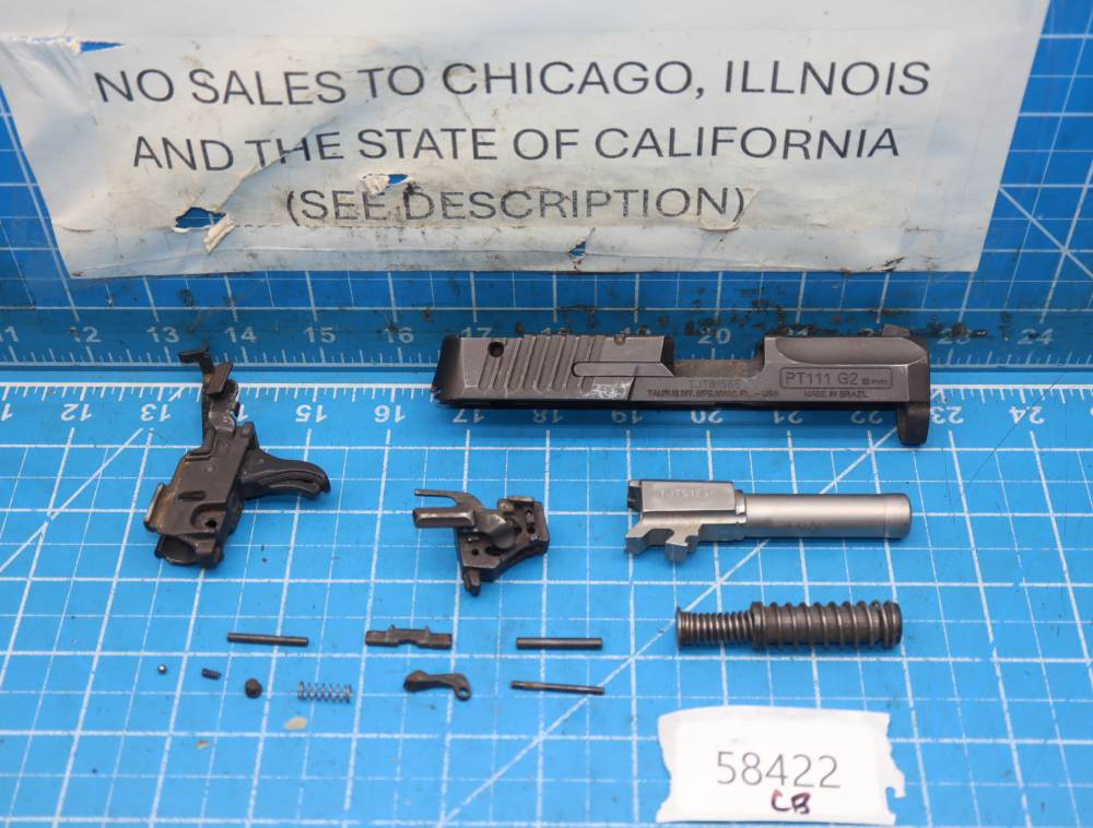 Taurus PT111 Millennium G2 9mm Repair Parts GB58422-img-0