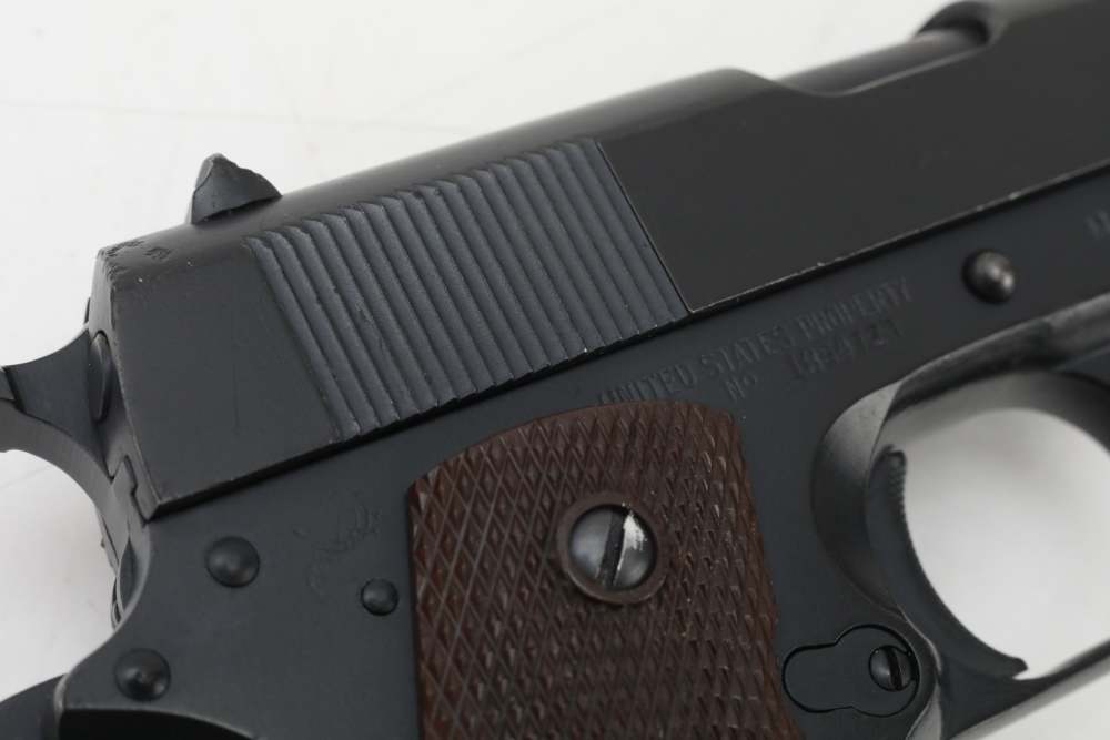 Ithaca 1911A1 .45 ACP 5" U.S. Property 1944 WW2 C&R RARE with NO RESERVE!-img-29