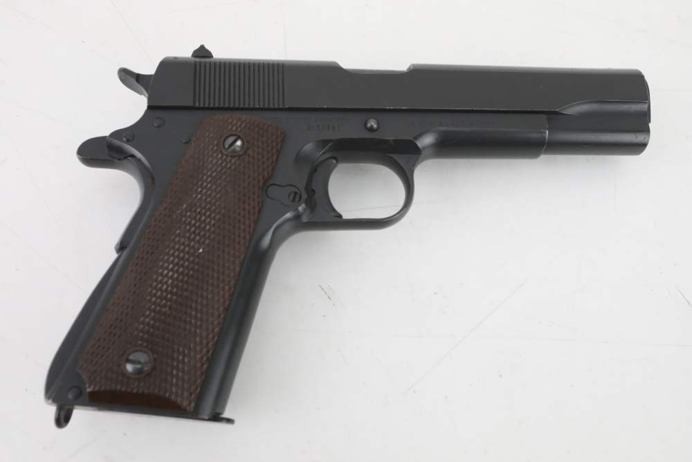 Ithaca 1911A1 .45 ACP 5" U.S. Property 1944 WW2 C&R RARE with NO RESERVE!-img-2