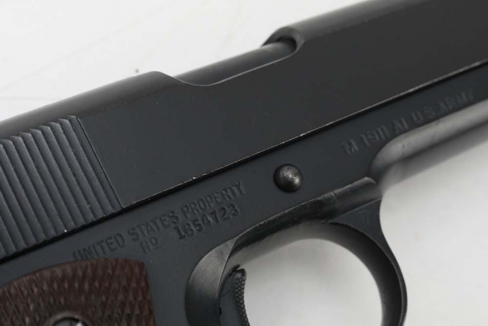 Ithaca 1911A1 .45 ACP 5" U.S. Property 1944 WW2 C&R RARE with NO RESERVE!-img-31