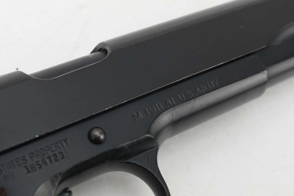 Ithaca 1911A1 .45 ACP 5" U.S. Property 1944 WW2 C&R RARE with NO RESERVE!-img-32