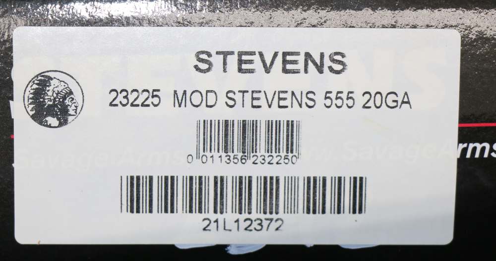 NEW! Savage 555 Trap 26" 20GA Single Shot Shotgun  23225-img-41
