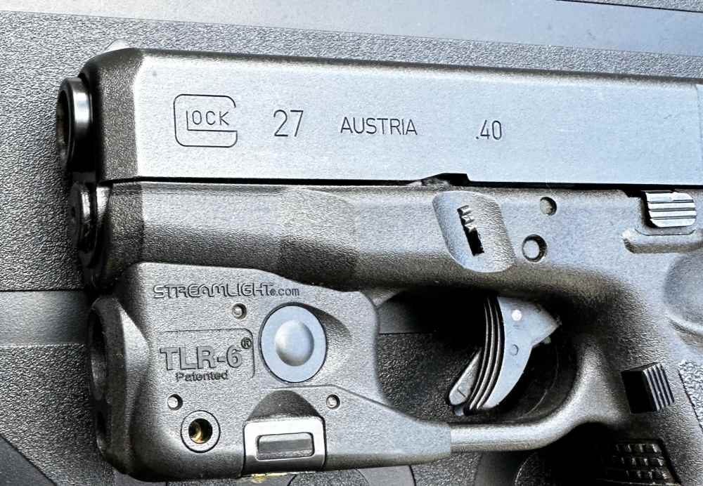 Glock 27 Gen 3 .40 S&W, Streamlight TLR-6 Light & Laser, Holster-img-5