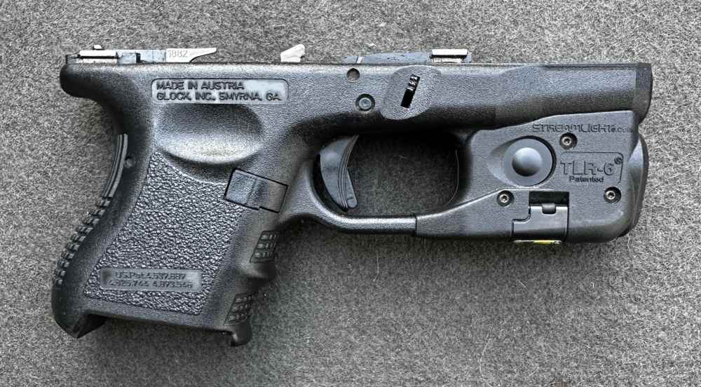 Glock 27 Gen 3 .40 S&W, Streamlight TLR-6 Light & Laser, Holster-img-26