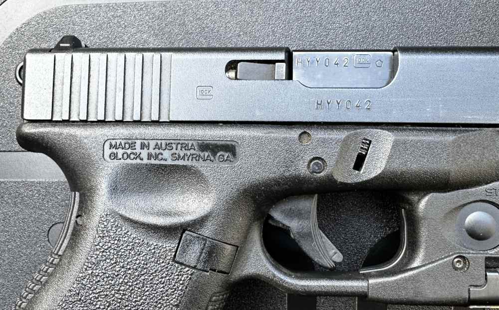 Glock 27 Gen 3 .40 S&W, Streamlight TLR-6 Light & Laser, Holster-img-12