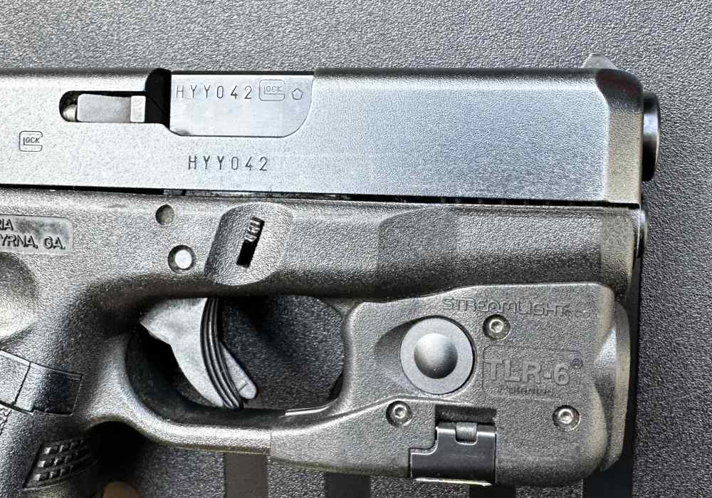 Glock 27 Gen 3 .40 S&W, Streamlight TLR-6 Light & Laser, Holster-img-14