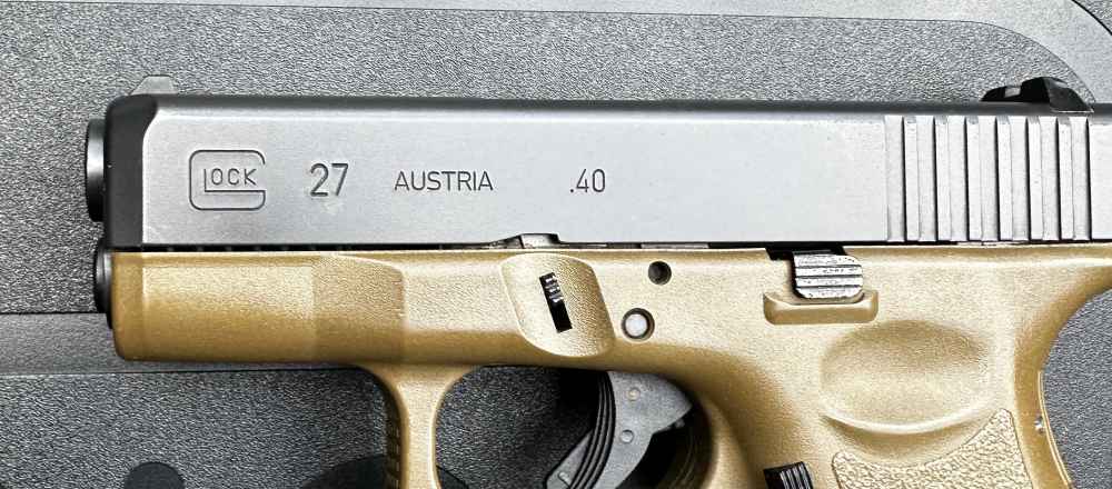 Glock 27 Gen 3 .40 S&W, Flat Dark Earth, Discontinued-img-4