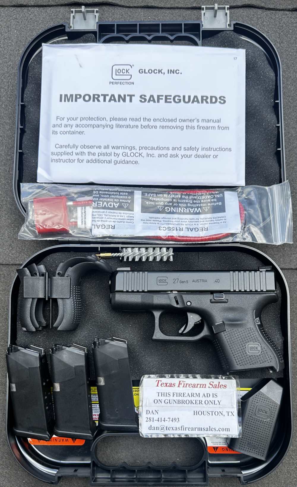 Glock 27 Gen 5 .40 S&W, Discontinued-img-44