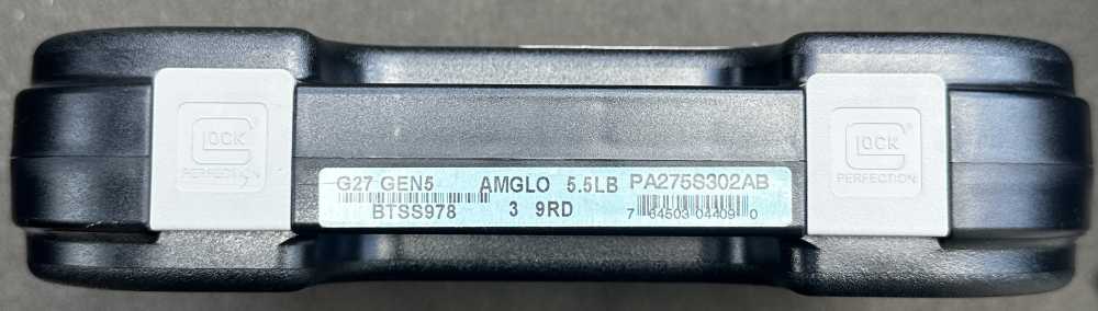 Glock 27 Gen 5 .40 S&W, Discontinued-img-43