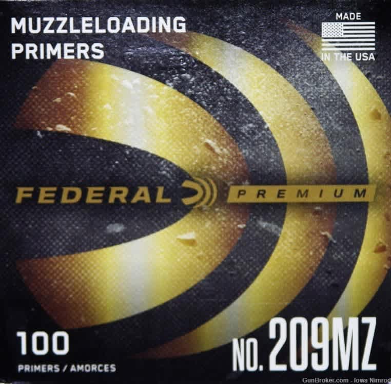 Federal 209 Inline Muzzleloading Primers 100 Piece Trays #209MZ-img-0