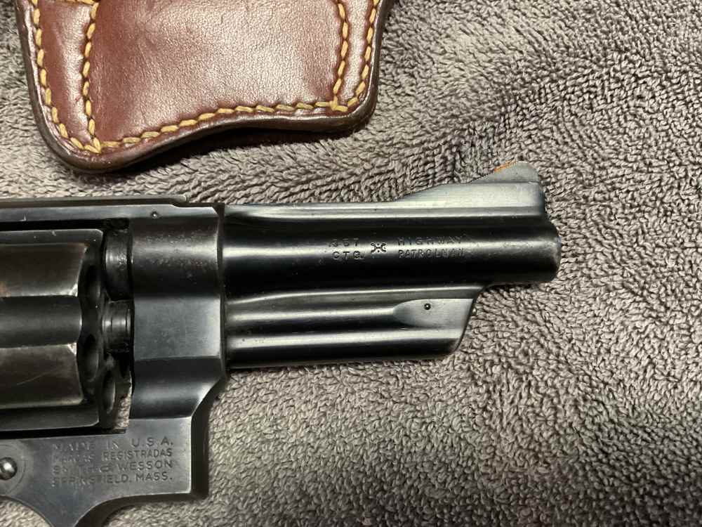 Smith And Wesson model 28 “Highway Patrol” .357 mag W/Holtser-img-4